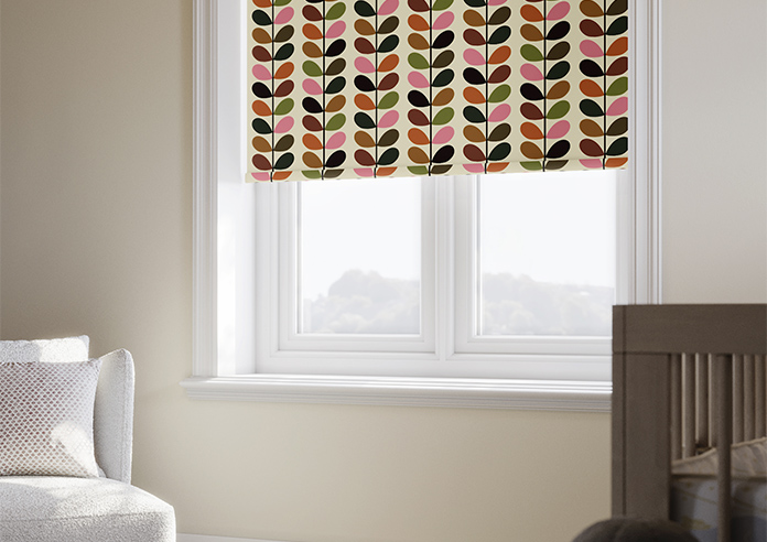 Orla Kiely Multi Stem, Pink & Red - Roller Blind - Image 5